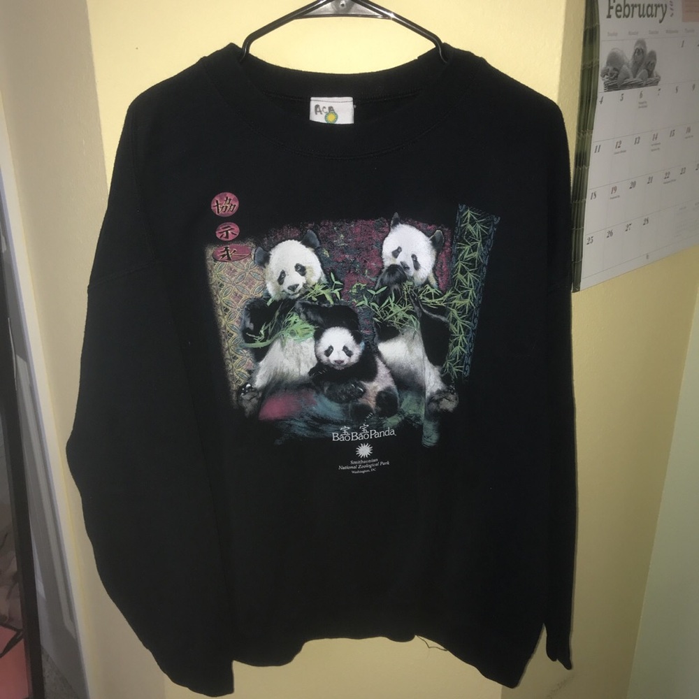 Washington zoo panda sweater